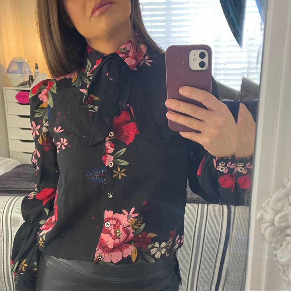 Parisian Pussy Bow Blouse